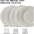 thumbnail image 6 of Embossed Porcelain Round Dinnerware -  Dinnerware Set, 6 of 8
