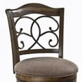 thumbnail image 2 of Hillsdale Tabouret de Bar Pivotant de 41 Po en Noyer Riche, 2 of 2