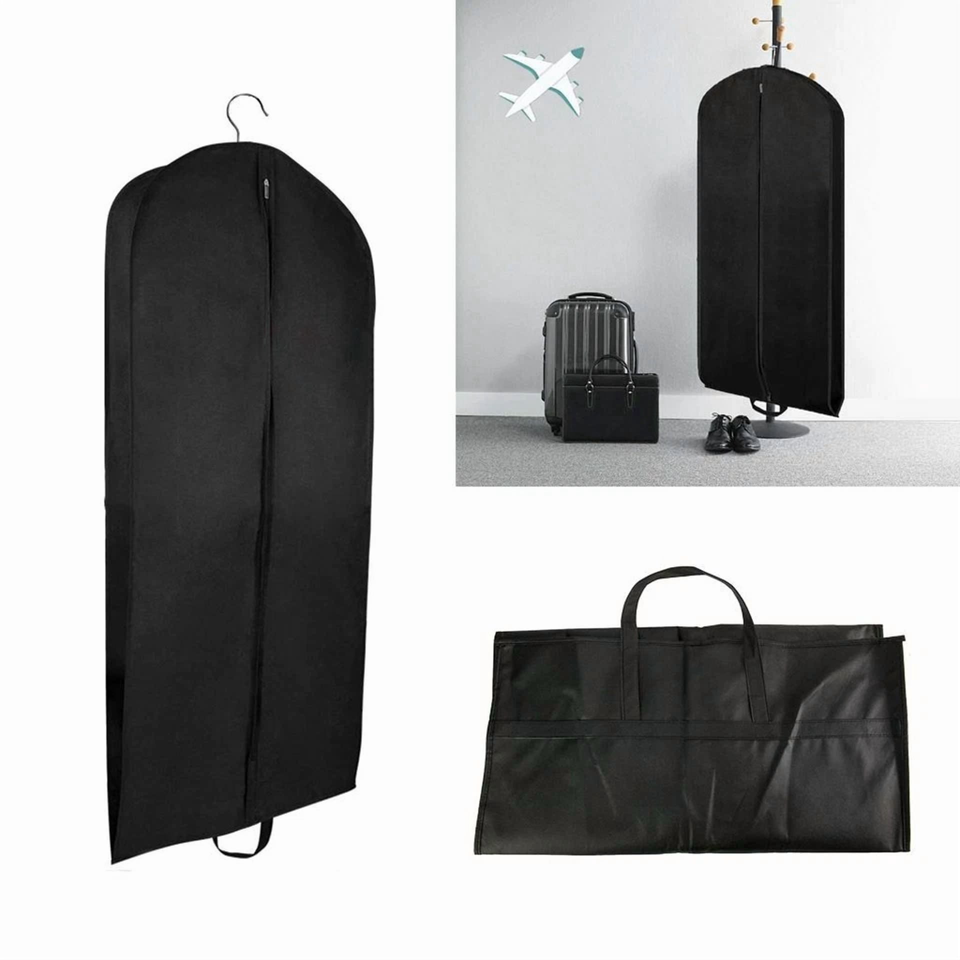 BUTTERFLY- 2Pcs Garment Bag Suit Coat Hanging Storage Cover Dustproof Travel Reusable Men
