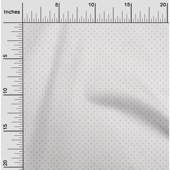 oneOone Cotton Poplin Peach Fabric Palm Tree Fabric for Sewing Printed Craft Fabric by The Yard 56 Inch Wide