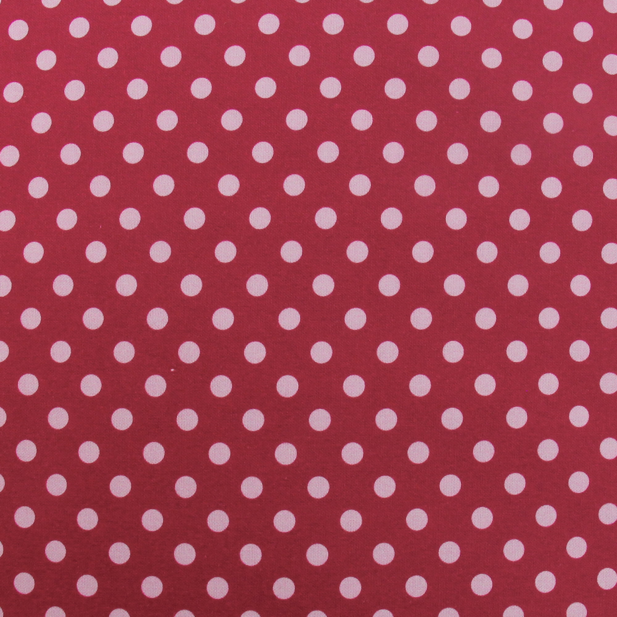 Threadart Cotton Quilting Fabric Sold By The Yard - Vintage Threads Collection - 44" Width - 100% Cotton - Quilting, Sewing, Crafts - Burgundy Dots