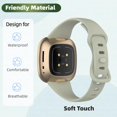 thumbnail image 4 of MYKOMI 3 Pack Compatible for Fitbit Versa 4 / Fitbit Versa 3 / Fitbit Sense 2 / Sense Watch Bands, Soft Silicone Replacement Strap for Versa 4 / Versa 3 Watch Band Women Men, 4 of 6