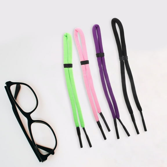 ULTNICE 4Pcs Glasses Band Strap Sports Reliable Silicone Eyewear Retainer Strap For Surfing