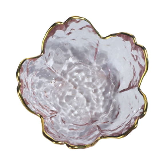 1 Pack Cherry Blossom Glass Prep Bowls 3.3", Small Pinch Bowls for Kitchen Prepping, Condiment Dishes for Dips Sauce Seasoning, Mini Dessert Candy Bowls
