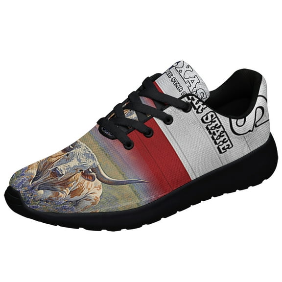 Texas Longhorn The Lone Str Stte Shoes Sneakers Black Size 3.5