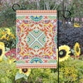 thumbnail image 2 of SKYSONIC Tribal Ethnic Ornaments Double-Sided Printed Garden House Sports Flag - 28x40in Polyester Decorative Flags for Courtyard Garden Flowerpot, 2 of 2