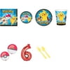 Pokemon Party Supplies Party Pack For 32 With Red #6 Balloon