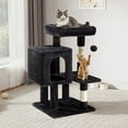 thumbnail image 2 of Einfach 29" Cat Tree Tower with Plush Perch Condo House for Indoor Cats & Scratching Post, Blue, 2 of 8