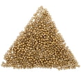 thumbnail image 4 of 5000 cuentas de vidrio pequeñas para manualidades, cuentas espaciadoras sueltas doradas para pulseras, collares, bisutería y suministros de 3 mm, 4 of 7