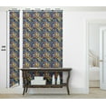 thumbnail image 5 of Ambesonne Botanical Peel & Stick Wallpaper for Home, Butterflies Jungle Leaves, 13"x100", Indigo and Multicolor, 5 of 5