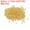 Gold Tone, variant on Uxcell 500 Pack 4mm Round Crimp Beads Making Crimp End Spacer Bead, Bronze