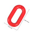 thumbnail image 2 of SEWCHICS 4Pcs Plastic Links for Road Construction Traffic Control Red PE Material, 2 of 7