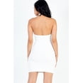 thumbnail image 3 of Ribbed Halterneck Bodycon Mini Dress, 3 of 9