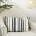 thumbnail image 3 of Saro Lifestyle Striped Serenity Throw Pillow Cover, 3 of 3