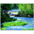 thumbnail image 1 of River Ceramic Tile Mural Kitchen Backsplash Bathroom Shower, 401441-L54, 1 of 3