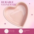 thumbnail image 3 of Ramekin Set Paris Hilton Heart Shaped Ceramic 3oz 4-Piece, 3 of 7