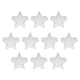 thumbnail image 2 of Paquete de 10 vasos de plástico transparentes con forma de estrella, contenedores de cera para velas, molde para velas vacías para decoración de Macarena Portacandelitas, 2 of 8