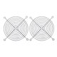 thumbnail image 1 of 2 x Metal Wire Finger Guard Grill for 120 x 120mm Computer Case Fan, 1 of 5