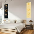 thumbnail image 6 of 2 Pcs Moon Phase Tapestry Sun Tapestry Black and Beige Bohemian Vertical Tapestry Wall Hanging Decor Star Sun, 6 of 9