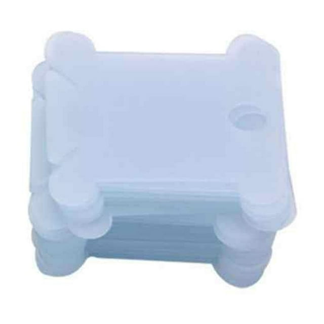 ziyahi 100Pcs Embroidery Floss Craft Thread Bobbin Cross Stitch Plastic Storage Holder Sewing Needlecraft