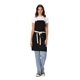 thumbnail image 2 of Delantal Chef Works Ridgewood Negro Ajustable Talla Única, 2 of 6