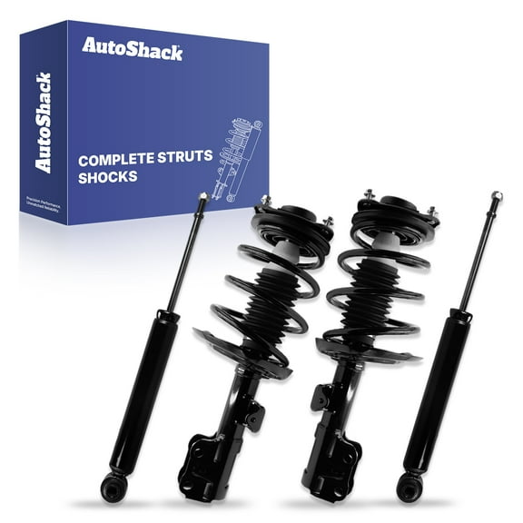 AutoShack Front Complete Strut & Coil Spring   Shock Absorber Replacement for 2018-2020 Toyota Camry 4-PC Kit