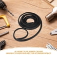 thumbnail image 4 of 1 rollo de ocultador de cables para coche, universal, para parabrisas, organizador de cables de 5 m, fácil instalación para todo tipo de vehículos., 4 of 6