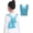 Blue, variant on Children Back Posture Corrector Brace Adjustable Back Shoulder Neck Clavicle Support Spine And Lumbar Support Hunchback Correction Belt For Boys And Girls (Color : Blue, Size : L)
