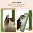 thumbnail image 3 of Demi Bonn Adjustable Height(85-112 in) Cat Tree Tower Floor to Ceiling with 7 Tiers Cat Climbing Activity Center, Cozy Hammocks, 5 Platforms for Indoor Cats, Green, 3 of 7