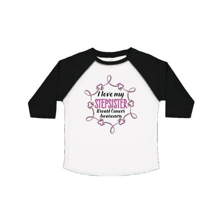 

Inktastic I Love My Stepsister- Breast Cancer Awareness Gift Toddler Boy or Toddler Girl T-Shirt