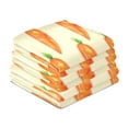 thumbnail image 4 of Orange Carrots Kitchen Towels Dishcloth Decorative Waffle Towels Multi Use Tea Towel Dish Cloths 28x18in, 4 of 7