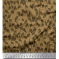 thumbnail image 1 of Soimoi polyester Crepe Fabric Artistic Leaves Decor Fabric Printed Yard 52 Inch Wide, 1 of 3