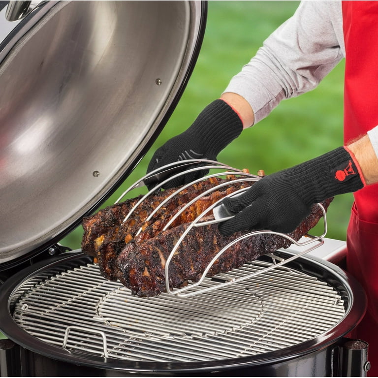 Roast Holder Rib Roaster Weber Rib Rack For Smoker Weber Stainless