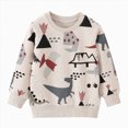 thumbnail image 2 of Gerichy Toddler Boys Sweatshirts Cotton Long Sleeve Pullover Boy Crewneck Tops Cartoon Sport Shirts for Kids 12M-7T, 2 of 7