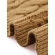 thumbnail image 5 of Suéteres de Cardigan INSPIRE CHIC para mujer, de frente abierto, con botones, de manga larga, casual de otoño, tejido de cable con bolsillos, talla M, color caramelo, 5 of 6