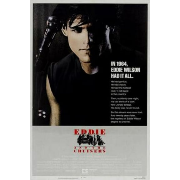 Poster Time Eddie And The Cruisers Movie Poster 11inx17in Mini Poster 11x17 poster Color Category: Multi, Unframed, Ages: Adults