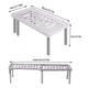 thumbnail image 2 of Repisa Apilable Cocina Estantería Extensible  Gris, 2 of 5