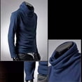 thumbnail image 5 of Wxolcjlv T-Shirt For Mens Personalized Long Sleeve High Neck Base Layer Stylish Stand Collar Wear Tee,Size M-3XL, 5 of 5