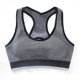 thumbnail image 3 of Minnieouse Conjunto de pantalones cortos con sujetador deportivo elástico, ropa interior de copa 3/4, traje de Yoga con correas anchas Camisetas sin mangas Negro, 3 of 6