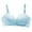 Blue, variant on Women's Front Button Nursing Bra Exposure No Wires Push Up Top Back Bottoming No Wires Sports Bra Beige 40