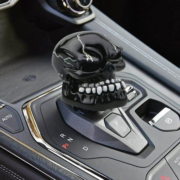 Konghyp Car Skull Gear Knob, Manual Transmission Shift Knob, Unique Design, Comfortable Grip, Upgraded Car Interior Accessory, Ergonomic Handle, Durable Material