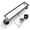 Stainless Steel-12 Inch (No Base), variant on Linear Shower Drain 24 Inch With Tileert 2-in-1 Panel Brushed 304 Stainless Steel Floor Hair Strainer And Adjustable Feet