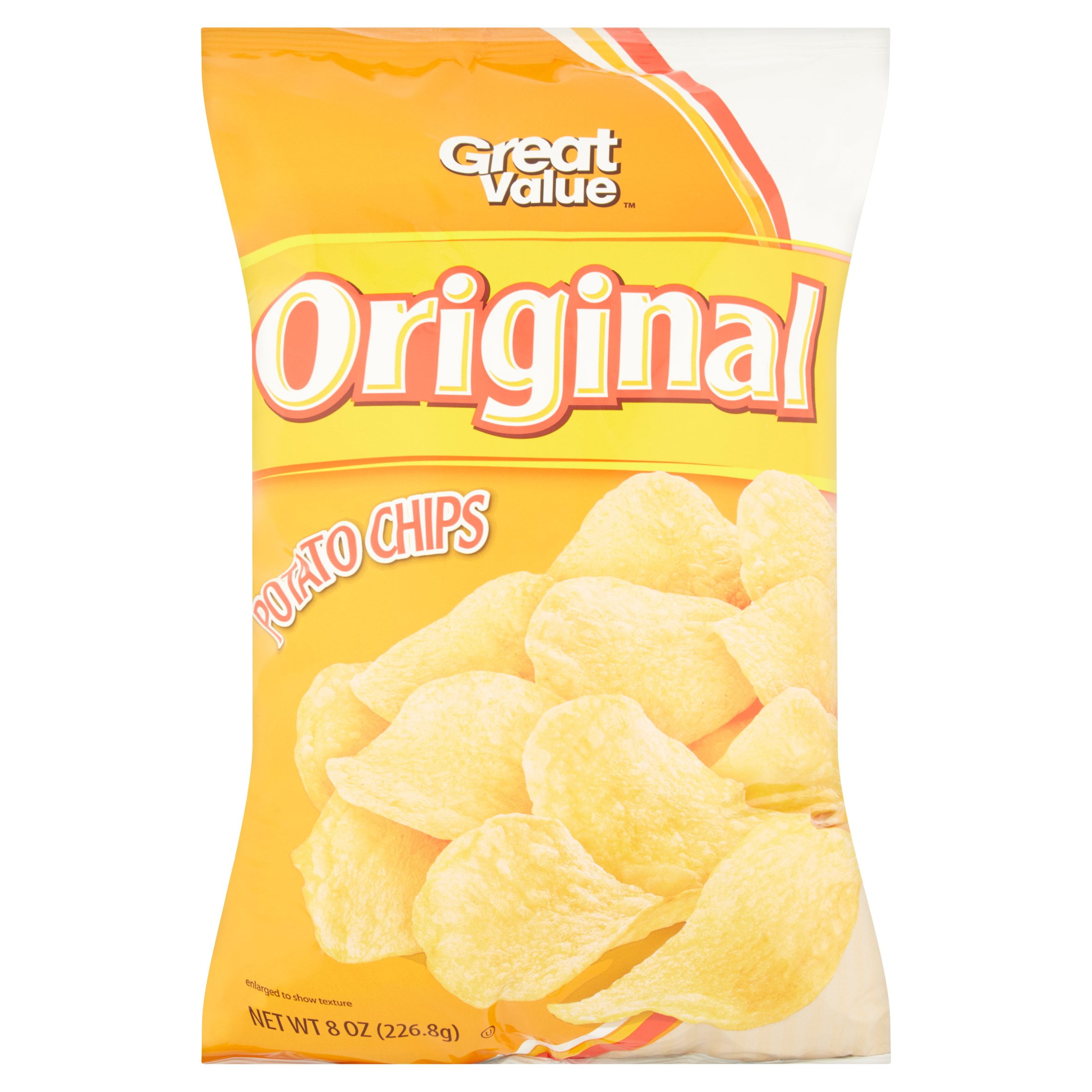 Great Value Original Potato Chips, 8 oz by Wal-Mart Stores, Inc.