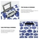 thumbnail image 3 of Balery Blue Vases Funda de equipaje, fundas para maletas, elástica, lavable, protector de maletas, compatible con maletas de 18 a 32 pulgadas-X-Large, 3 of 7