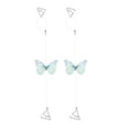 thumbnail image 1 of lionlar Soutien-gorge d'Épaule Réglable Invisible Transparent Papillon 1.8cm Bleu, 1 of 9