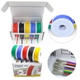 thumbnail image 2 of Soft Silicone Wire Flexible Silicone Cable 5 Colors In A Box Cable Electrical B-30AWG, 2 of 7