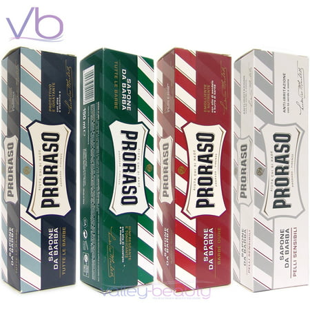 Proraso Shaving Cream In The Tube Set of 4x 150ml (Best Tube Shaving Cream)