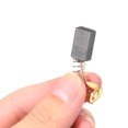thumbnail image 3 of 10 PCS Mini Black Carbon Motor Brushes Replacement Spare Parts with 25mm Spring and Copper Core for Generic Electric Drill Mill Machine Motors Rotary Tool (Package 4: 103A# 16*10*6mm), 3 of 7