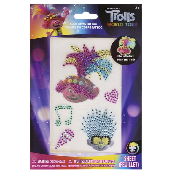 Trolls Body Art Gems