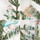 thumbnail image 3 of Adornos navideños de medusas de cristal, decoración costera para árbol de Navidad, juego de 4, adornos colgantes de cristal, 33 cm, decoración playera para árbol de Navidad., 3 of 5